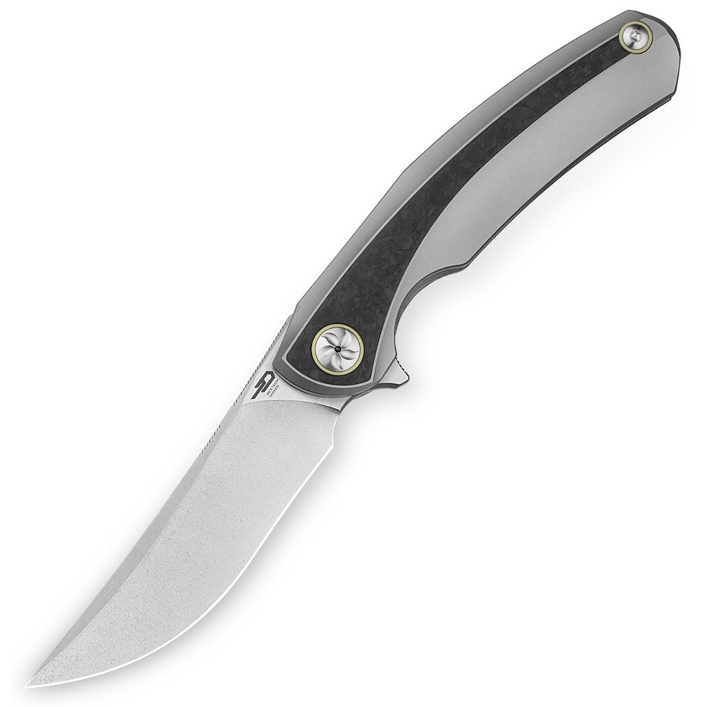 Складной нож Bestech Knives Sambac, сталь Magnacut, рукоять карбон/титан