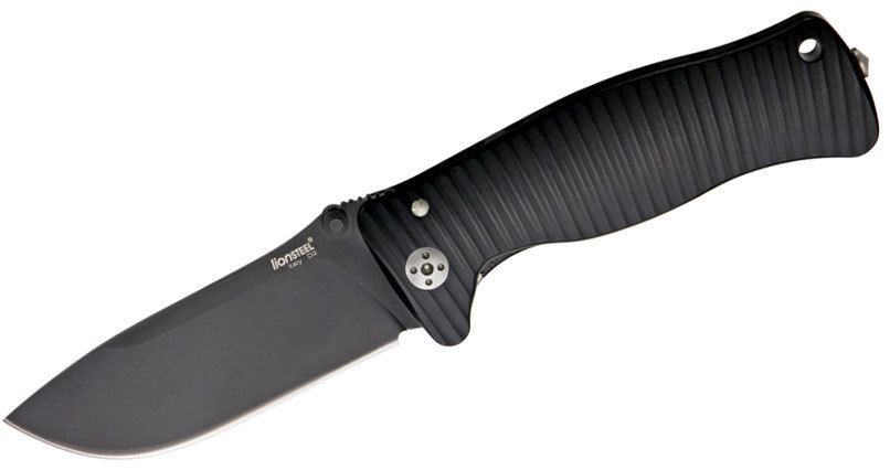 Нож складной LionSteel SR1A BB, сталь D2, рукоять алюминий Lion Steel