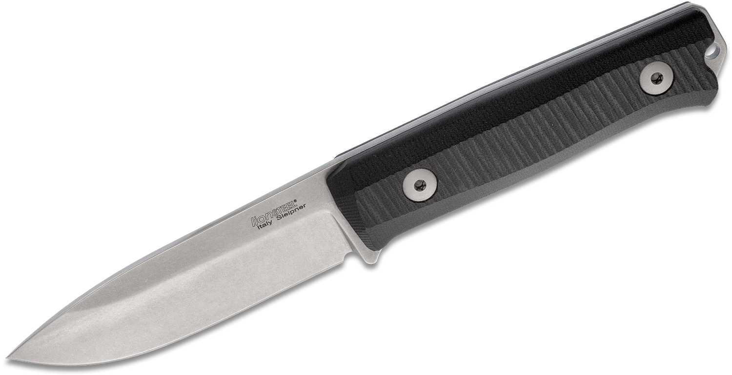 Нож LionSteel B40, сталь Sleipner, рукоять G10, черный Lion Steel