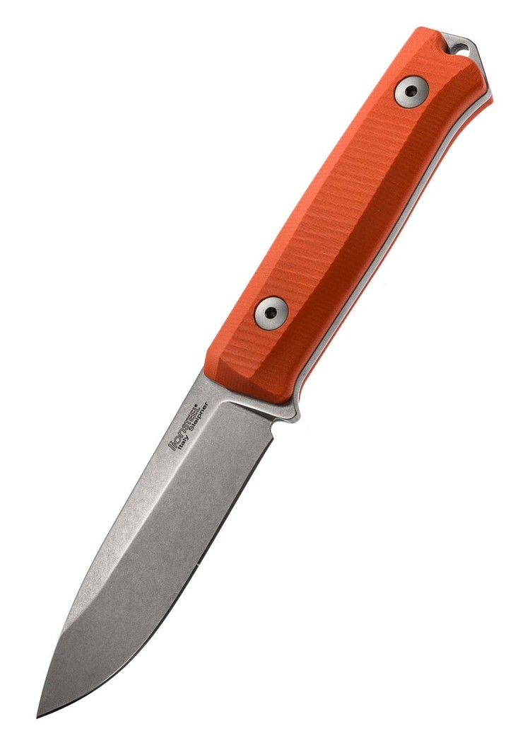 Нож LionSteel B40 GOR, сталь Sleipner, рукоять G10, оранжевый Lion Steel