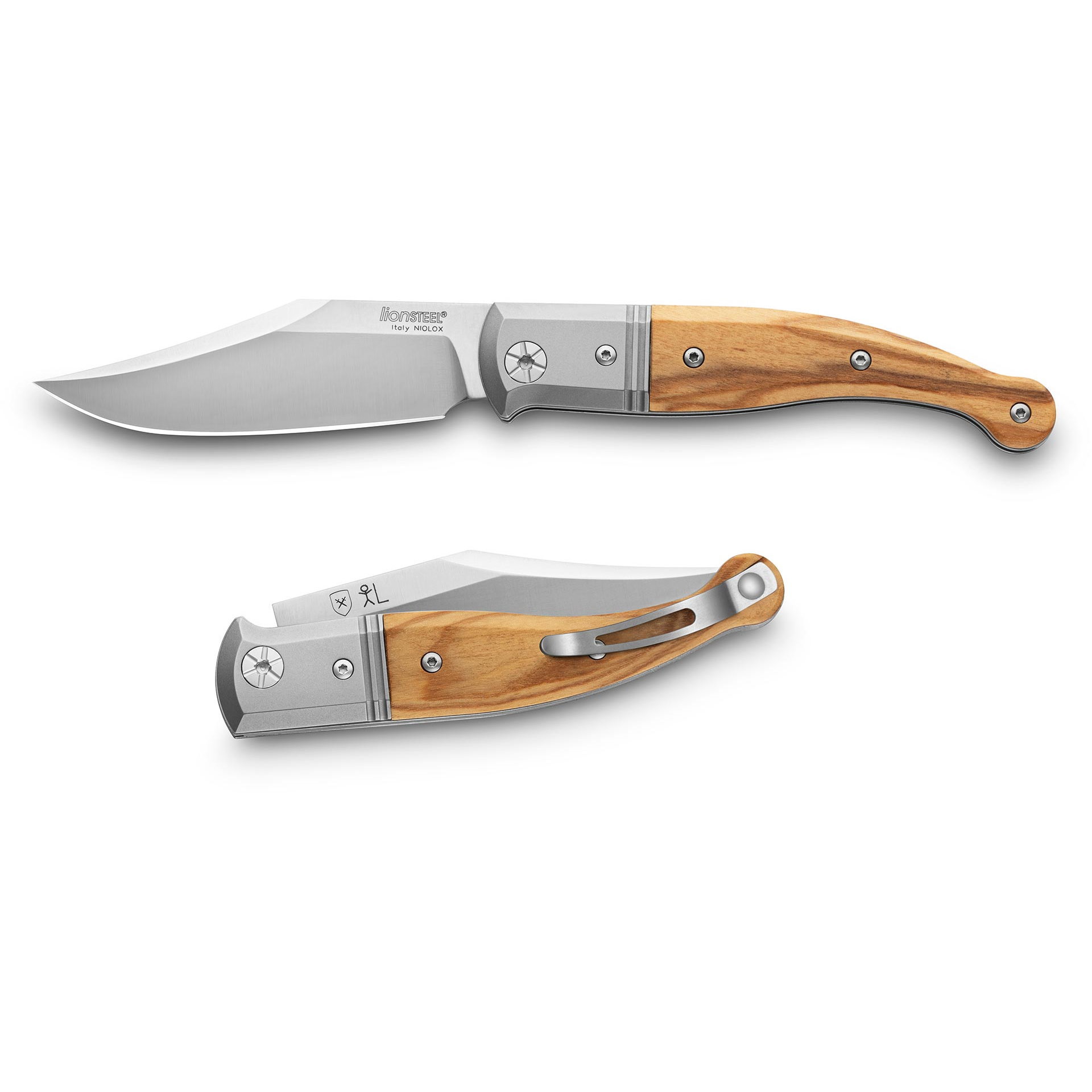 Складной нож LionSteel Gitano, сталь Niolox, рукоять Olive Lion Steel