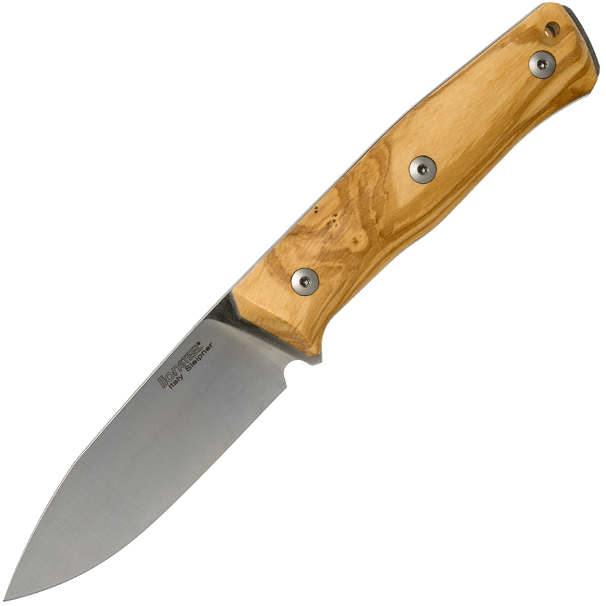 Нож с фиксированным клинком LionSteel B35, сталь Sleipner, рукоять оливковое дерево Lion Steel
