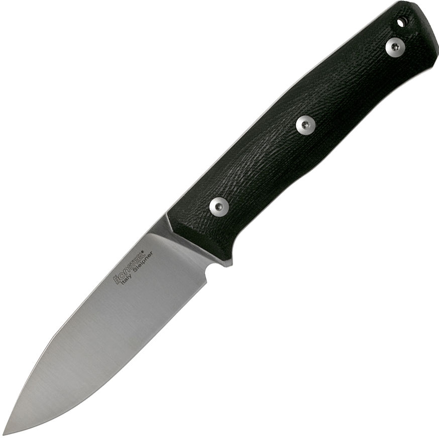 Нож с фиксированным клинком LionSteel B35, сталь Sleipner, рукоять черный G10 Lion Steel