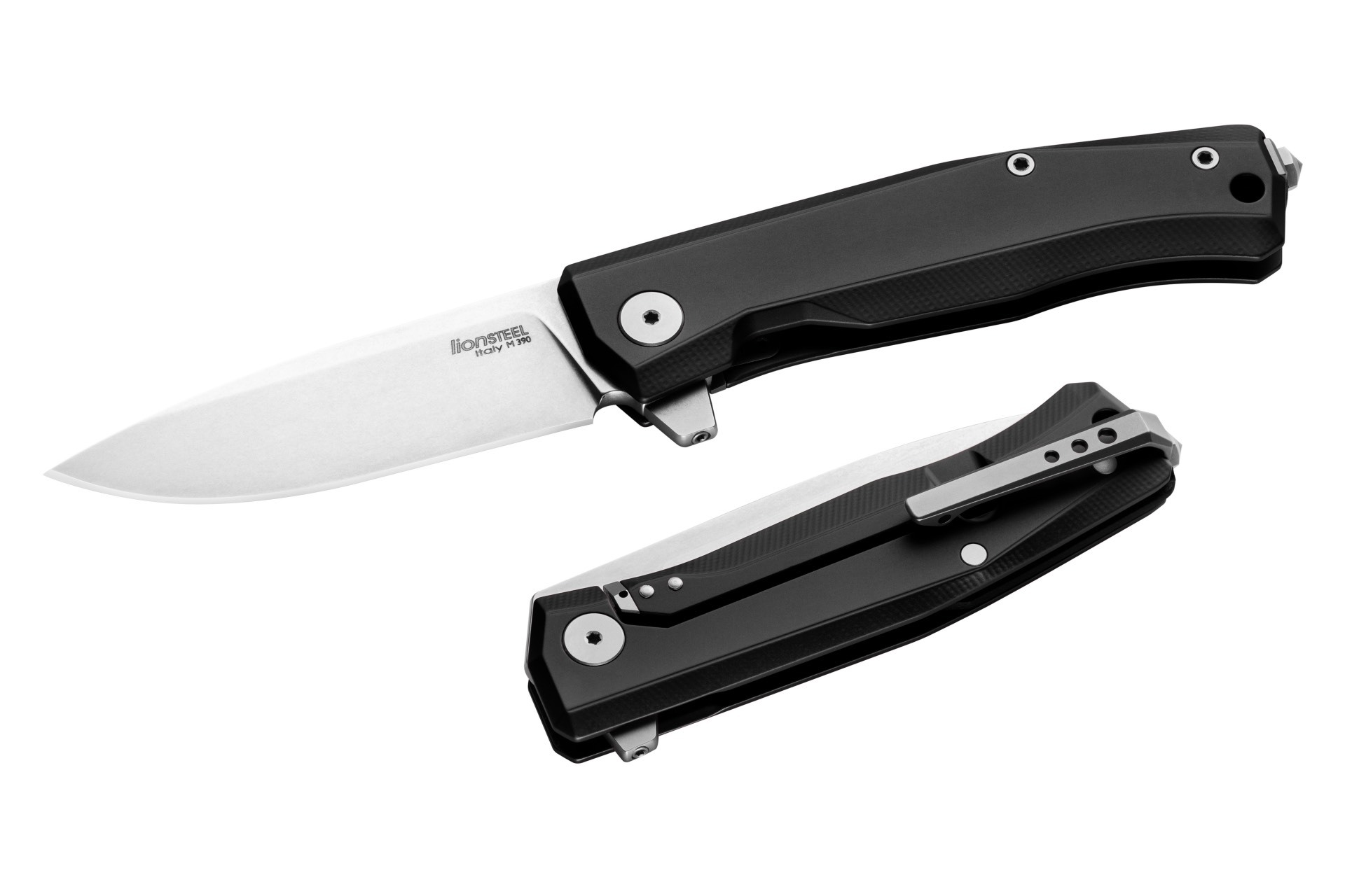Складной нож Lionsteel MYTO, сталь М390, рукоять алюминий Lion Steel
