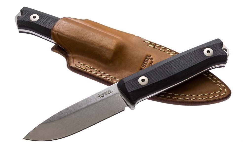 Нож LionSteel Bushcraft-R, сталь Sleipner, Stone Washed, рукоять G10 Lion Steel