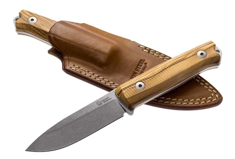 Нож LionSteel Bushcraft-R, сталь Sleipner, рукоять оливковое дерево Lion Steel