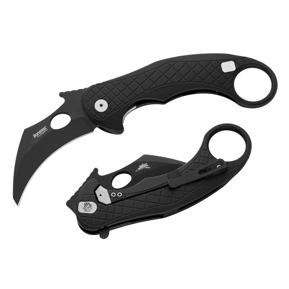 Складной нож LionSteel L.E.One, сталь Magnacut, рукоять алюминий, черный Lion Steel