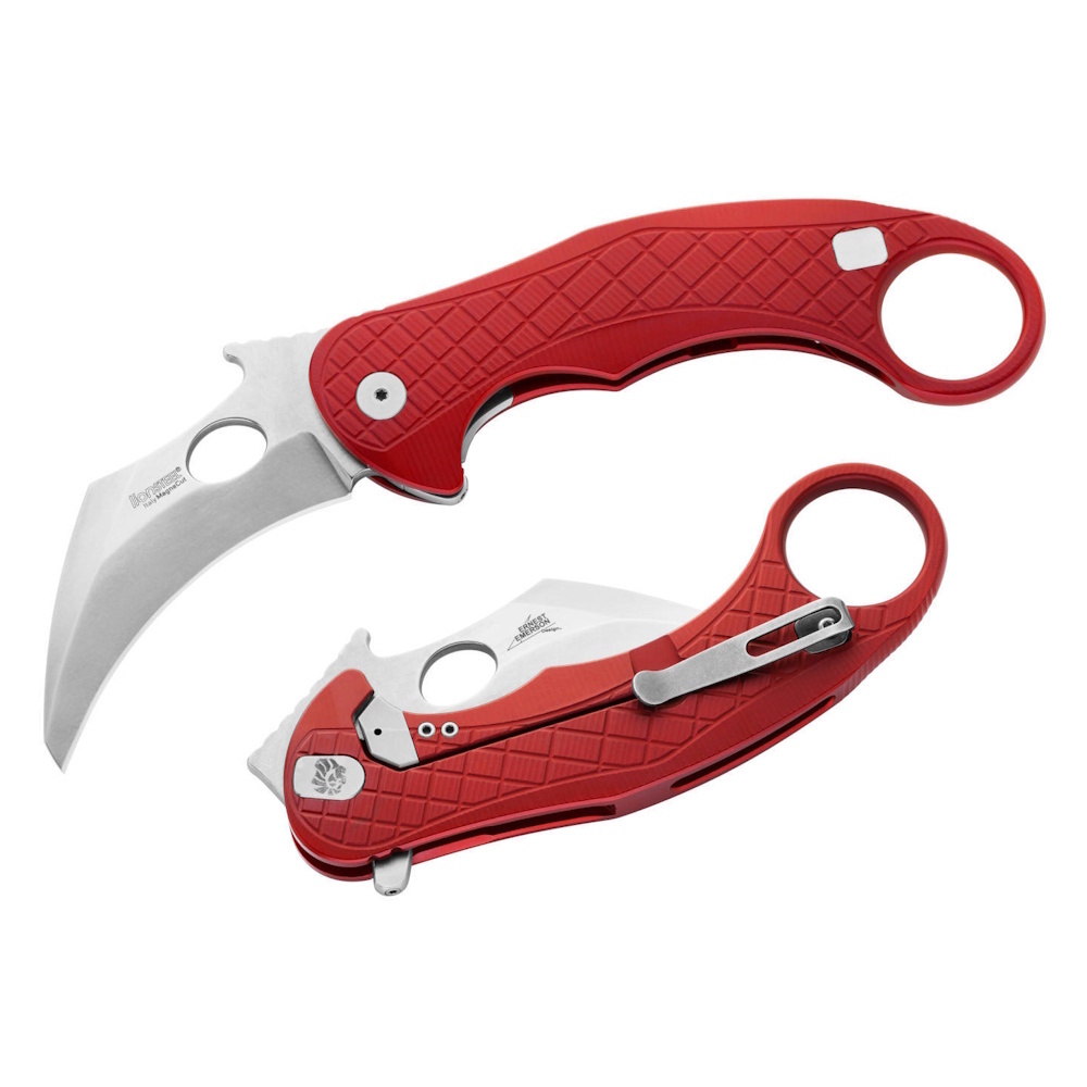 Складной нож LionSteel L.E.One, сталь Magnacut, рукоять алюминий, красный Lion Steel
