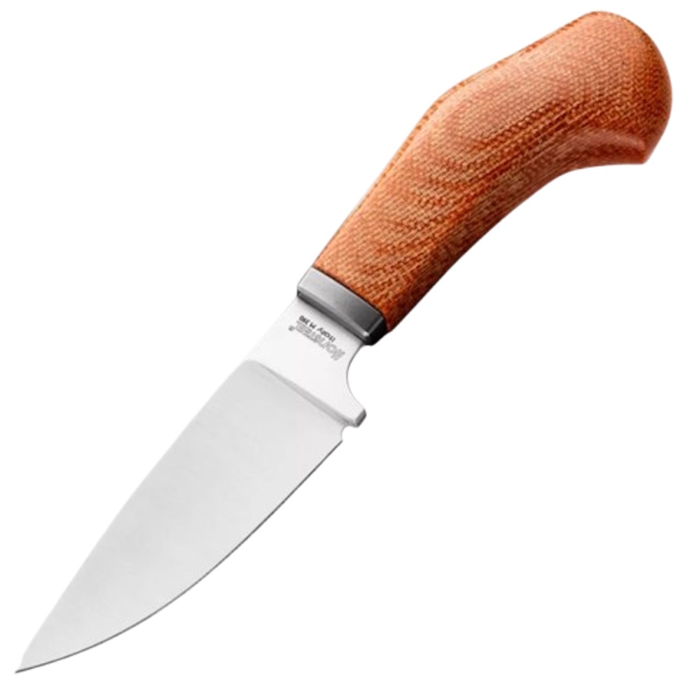 Нож с фиксированным клинком LionSteel Willy, сталь М390, рукоять микарта, коричневый Lion Steel