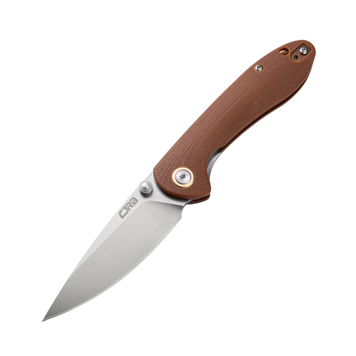 Складной нож CJRB Small Feldspar, сталь D2, рукоять G10, коричневый CJRB Cutlery