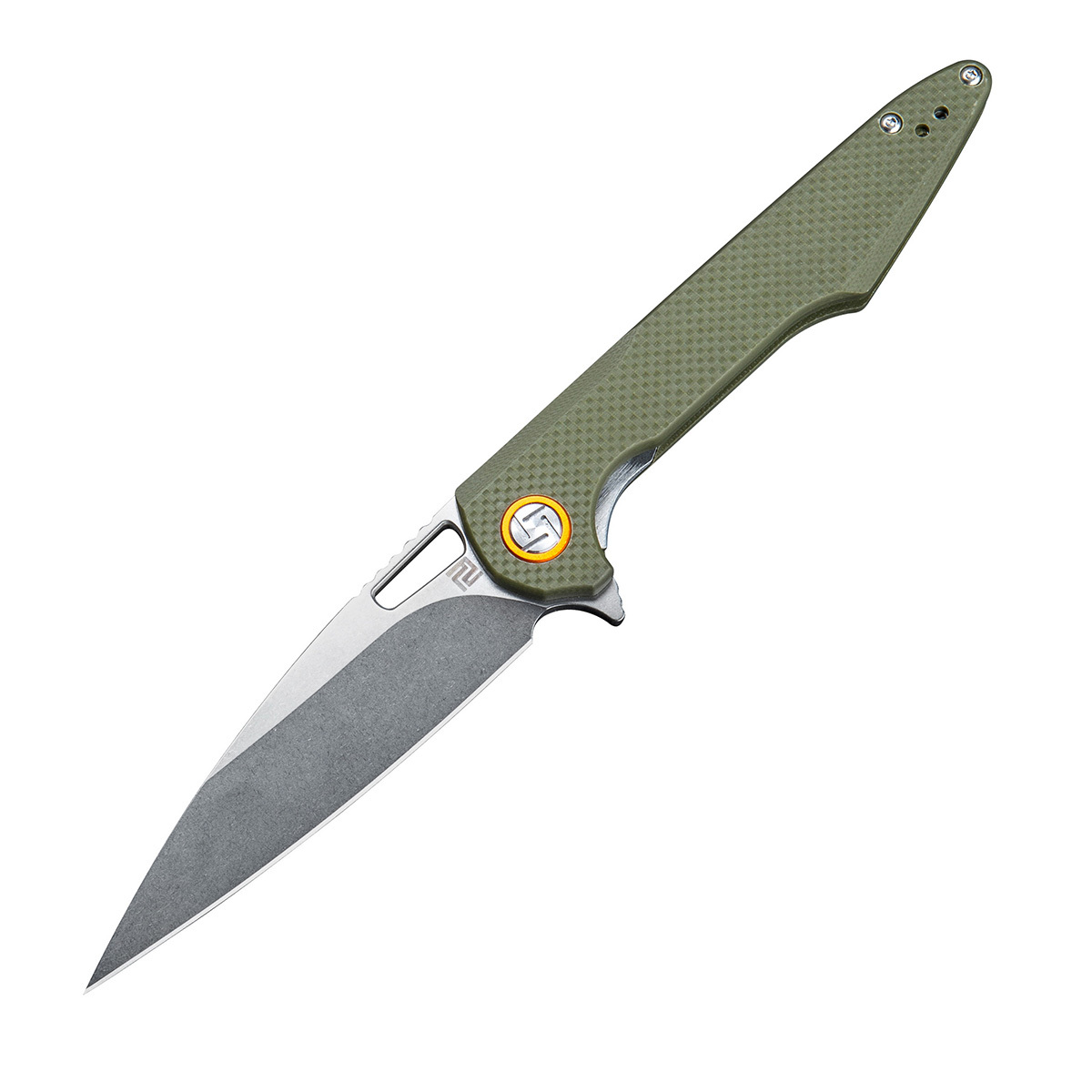 Складной нож Artisan Archaeo, сталь D2, рукоять G10, green Artisan Cutlery