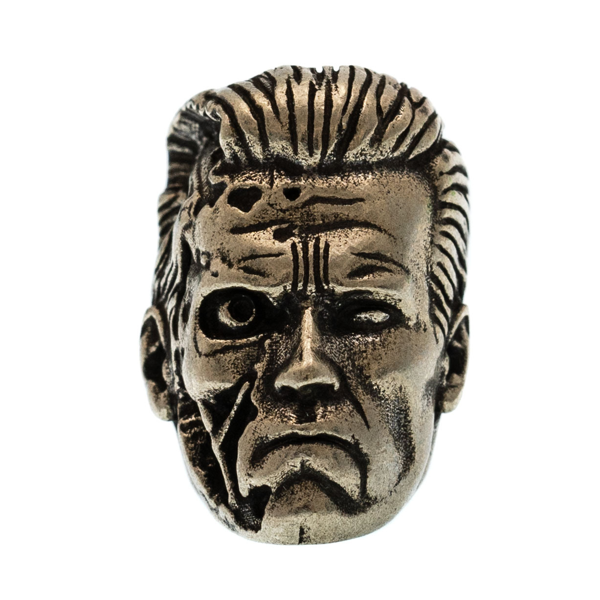 Бусина для темляка "Терминатор", латунь Lucky Crafts