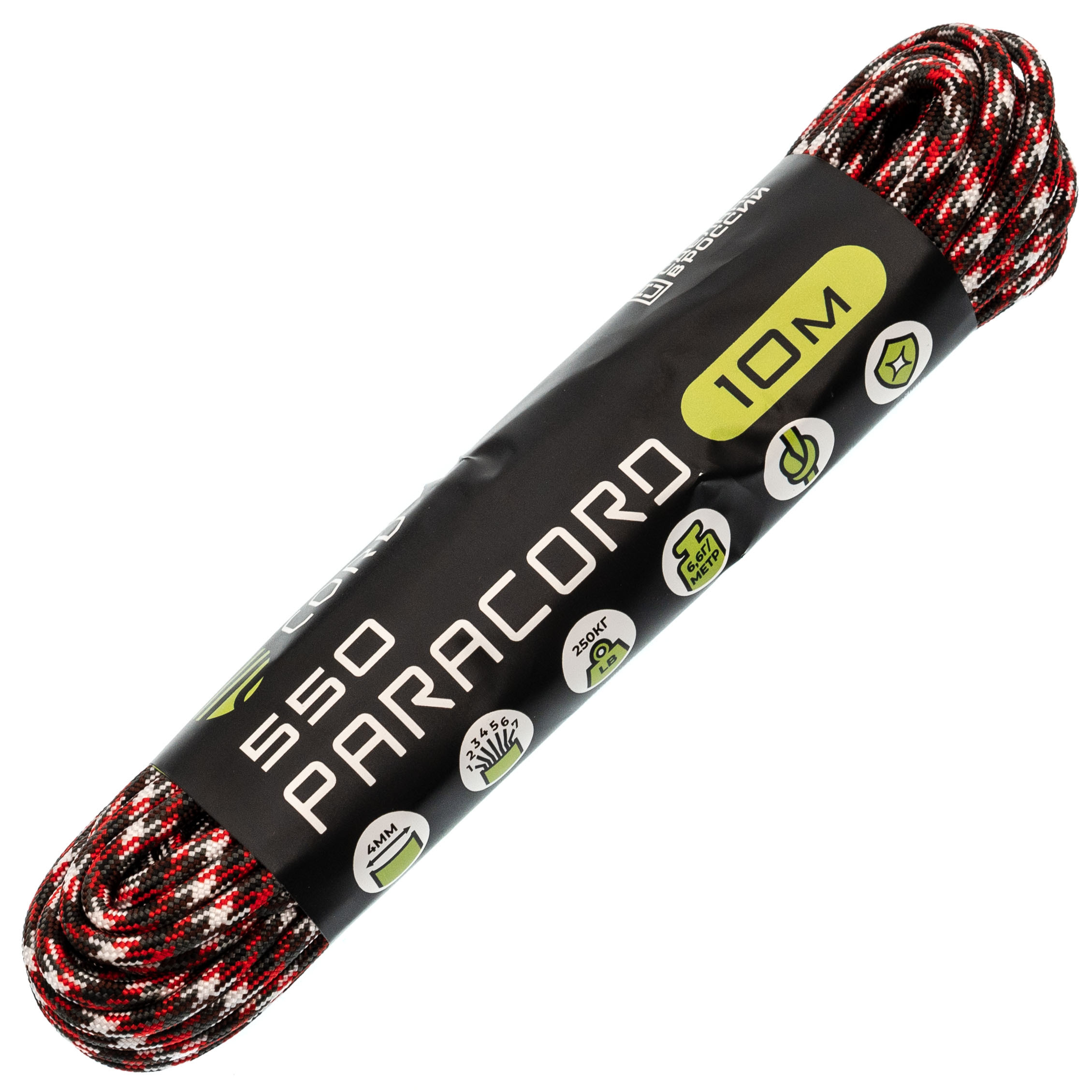 Паракорд 550 Red camo, 10 м Original Paracord