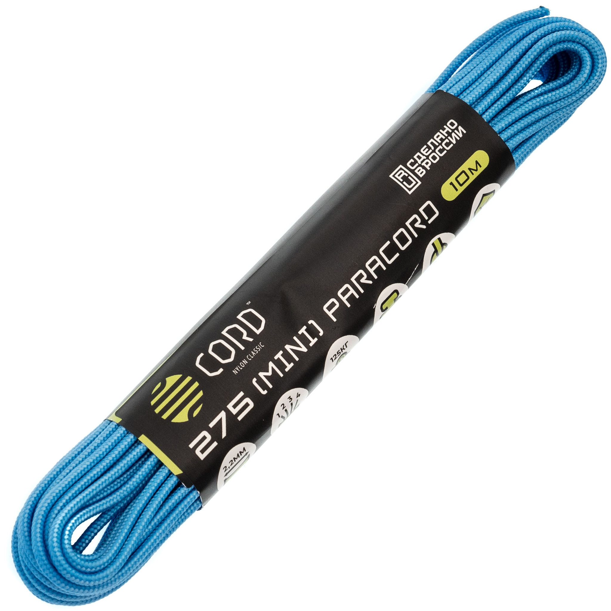 Паракорд 275 Carolina blue, 10 м Original Paracord