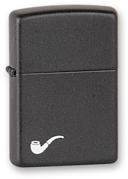 Зажигалка ZIPPO PL Black Matte, латунь с порошковым покрытием, черный, матовая, 36х56х12 мм