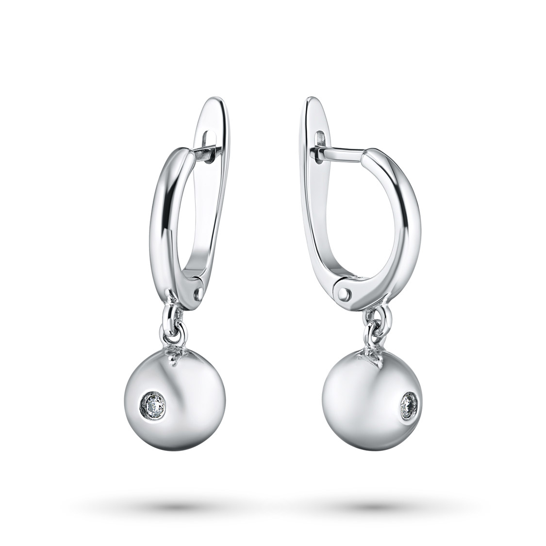 Серьги из серебра э0612сг05153800 ЭПЛ Даймонд 8700001463935