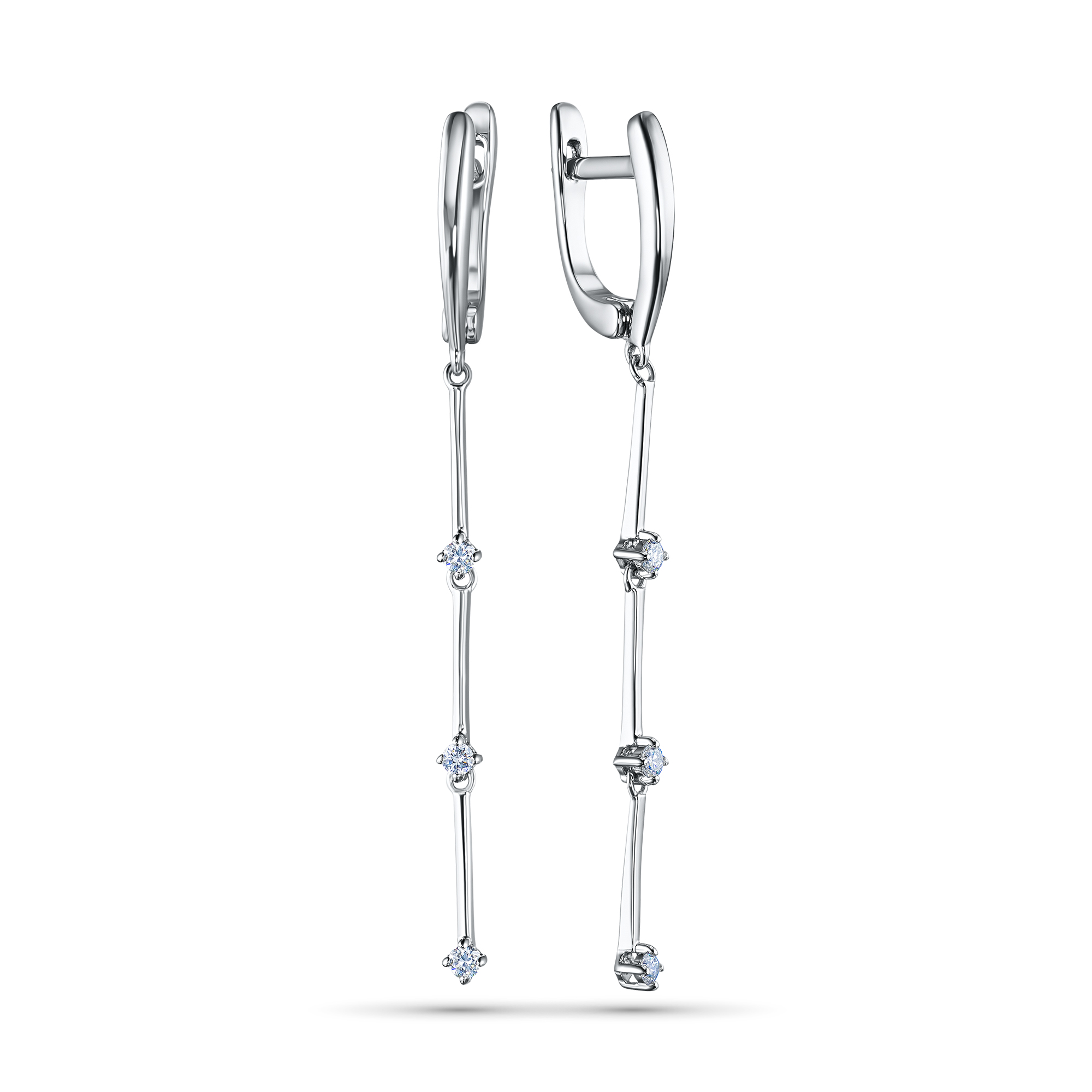 Серьги из серебра э0612сг10155600 ЭПЛ Даймонд 8700002146455