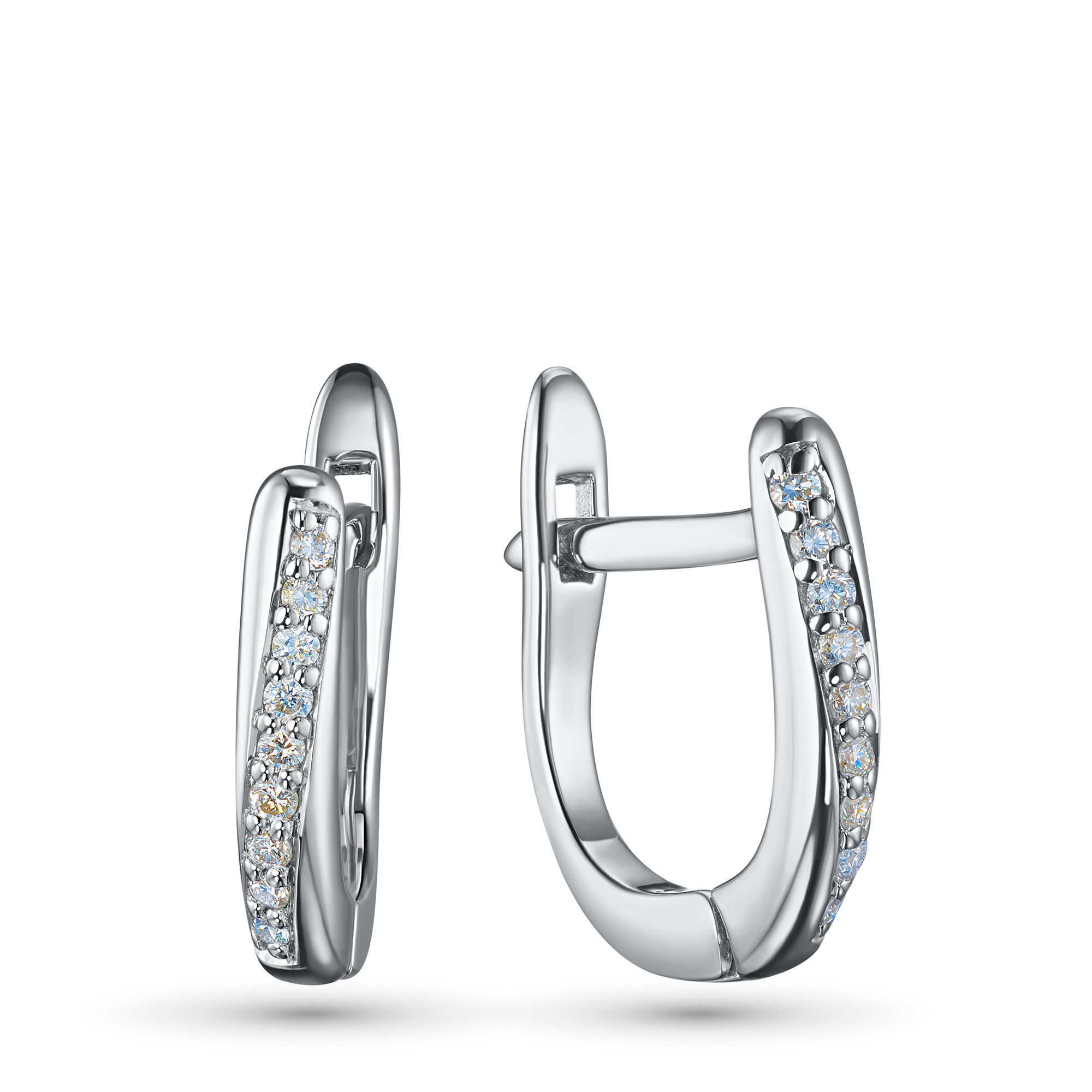 Серьги из серебра э0612сг06210501 ЭПЛ Даймонд 8700001746359