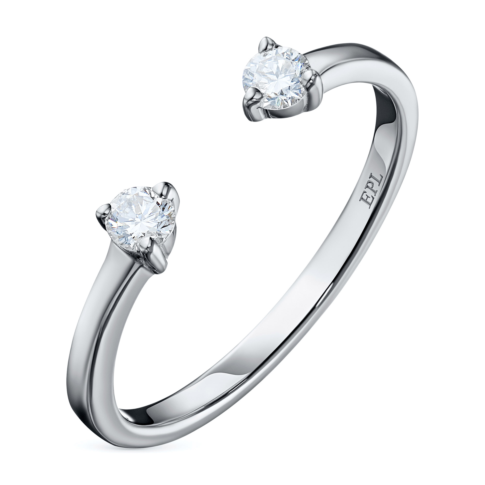 Кольцо из серебра э0612кц09190350 ЭПЛ Даймонд 8700002606461