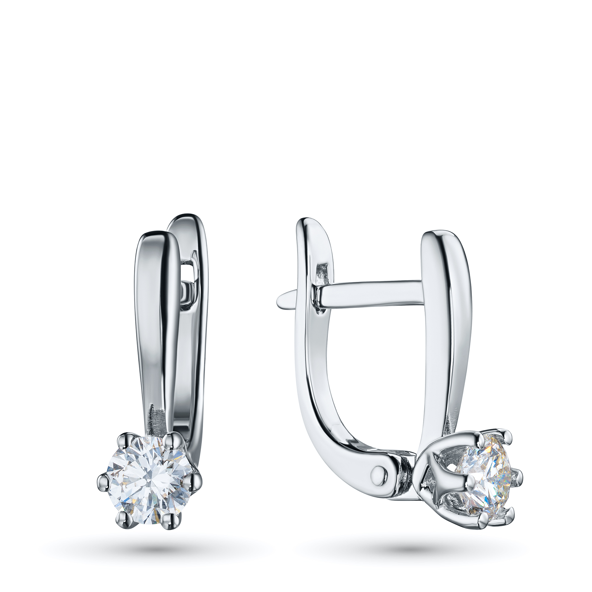 Серьги из серебра э0612сг04220753 ЭПЛ Даймонд 8700002260359
