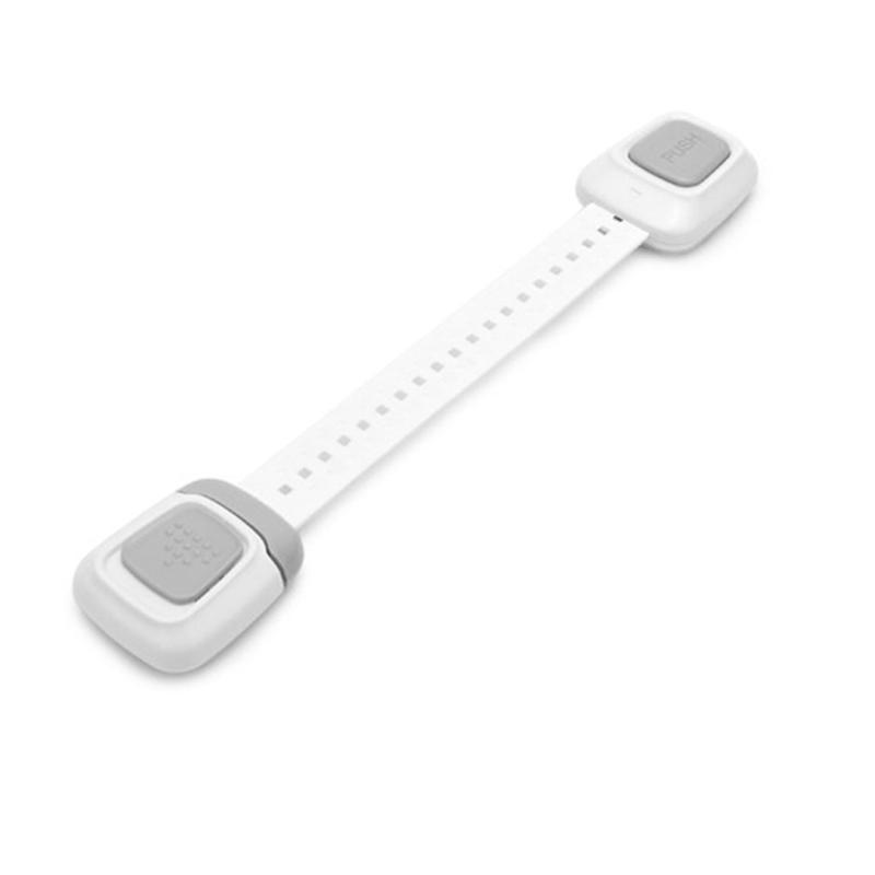 Multi-Use Adhesive Straps Safety Lock Child-Proof Safety Strap Locks for Drawers Fridge Dishwasher Toilet for Seat Cupbo 1 серый Dampfnudel