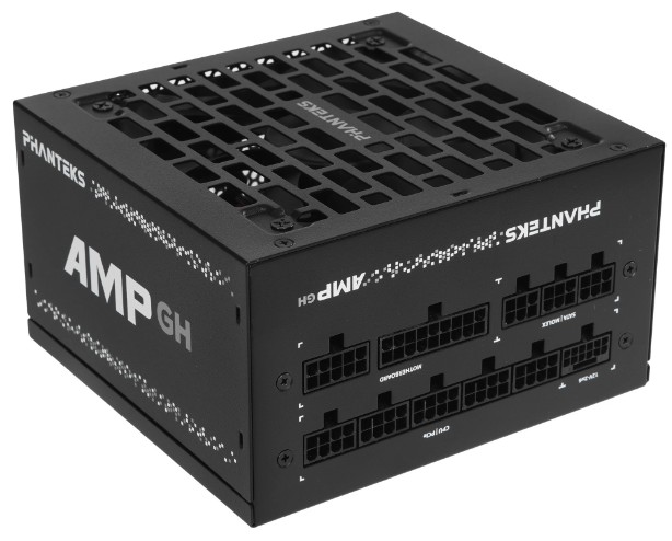 Блок питания ATX PHANTEKS PH-P850GH_BK01 AMP GH 850W, ATX 3.1, APFC, 80 Plus Gold, PCIe 5.1, 120mm Fan, Fully Modular, Black