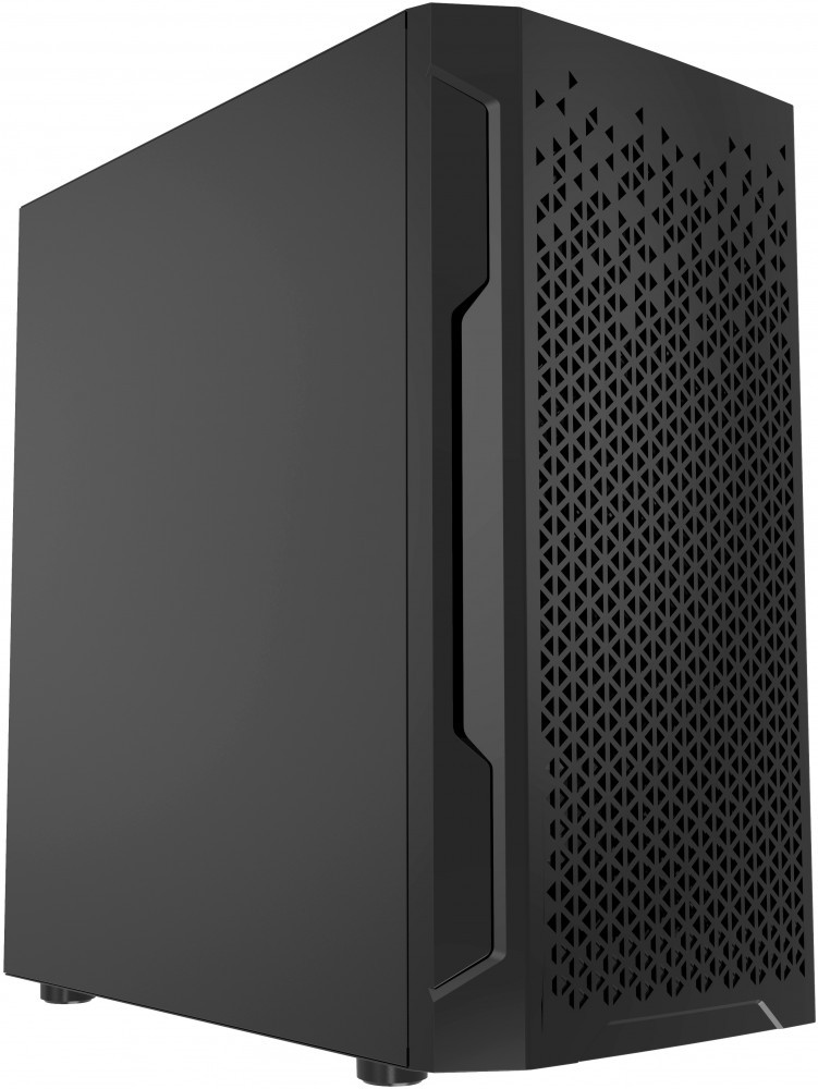Корпус mATX Powercase Mistral Micro Z2B SI CMIMZB-F2SI черный, без БП, USB 3.0, 2*USB 2.0, audio