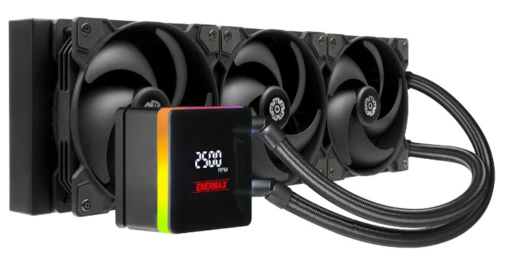 Система охлаждения жидкостная Enermax LIQTECH XTR ELC-LTXTR360 LGA4677/sTR5/sTRX4/SP3/SP6/TR4 (TDP 550W, 3*120mm, 500-3000rpm, 87.9CFM, 32dBa)