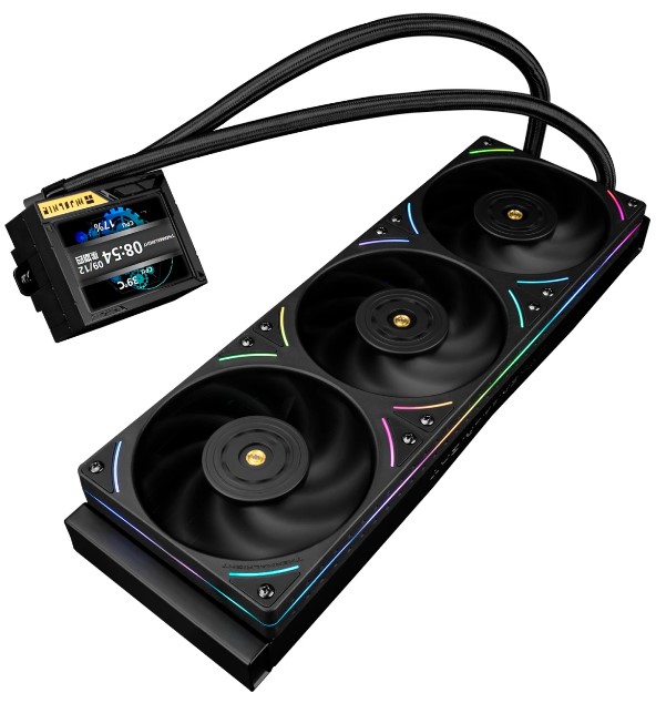 Система охлаждения жидкостная Thermalright Mjolnir Vision 360 UB Pro ARGB Black TRMV360UBPROAB LGA115x/1200/1700/1851/AM4/AM5 (3*120mm, 2150rpm, 69CFM