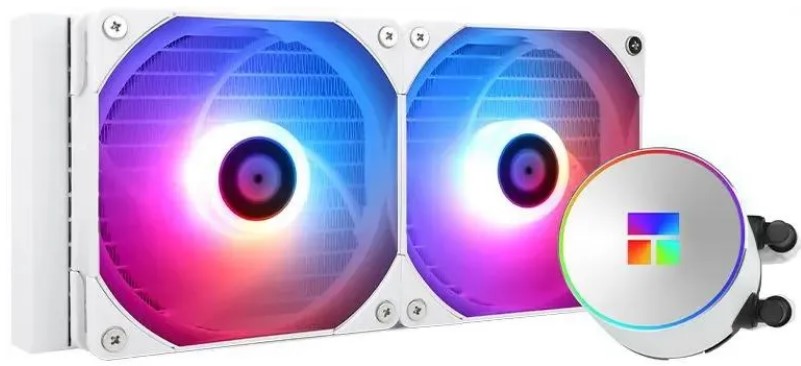Система охлаждения жидкостная Thermalright Frozen Magic 240 White ARGB V2 LGA115x/1200/1700/1851/AM4/AM5 (2*120mm, 1500rpm, 66.17CFM, 26dBa) F-MAGIC-240-WH-ARGB-V2
