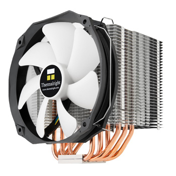 Кулер Thermalright Macho Rev.A S775/1150/1155/1156/1356/1366/2011/AM2/AM3/AM3+/FM1/FM2 (Al+Cu,140мм,900-1300rpm,17-21 дБ,28.3-73.6 CFM,4-pin PWM) MACHO-A-BW