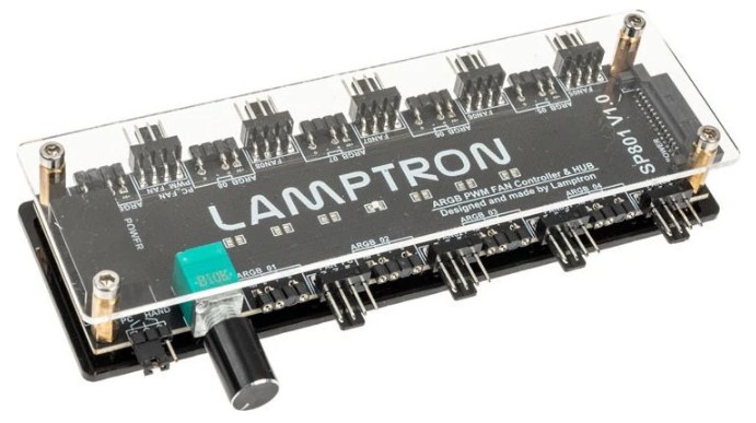 Панель управления вентиляторами Lamptron LAMP-SP801 SP801 Fan Control-PCI