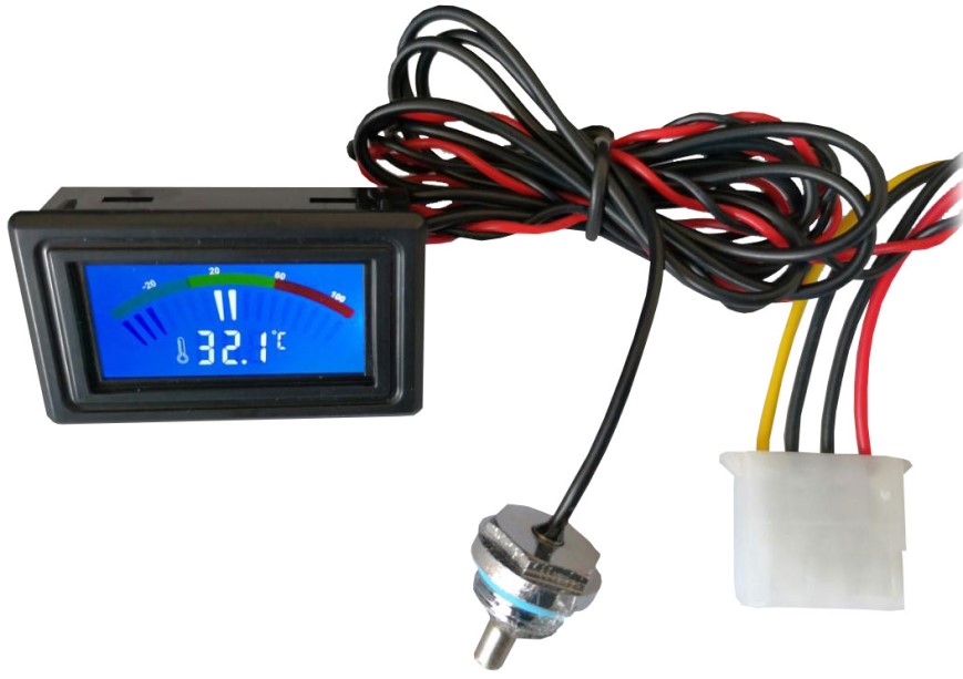 Датчик температуры Lamptron TS709 с ЖК индикатором LAMP-TS709