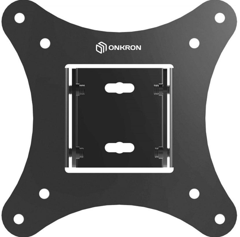 Кронштейн ONKRON SN31 BLACK 10-32" макс. 100*100, наклон -5"+15", поворот 0", вылет от стены 30-43мм, вес до 20кг, черный