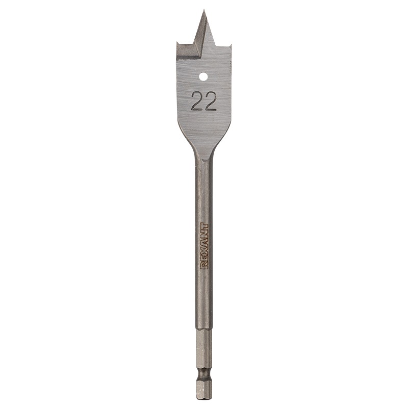 Сверло KRANZ KR-91-0668 перовое по дереву 22х152 мм (шестигранный хвостовик)