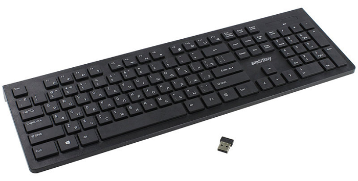 Клавиатура беспроводная SmartBuy 206 черная SBK-206AG-K