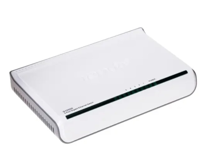 Коммутатор неуправляемый Tenda G1005D 5 портов RJ45 10/100/1000 Мбит/с TEG1005D