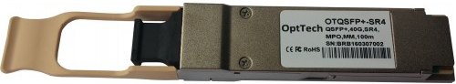 Модуль OptTech OTQSFP28-SR4 QSFP28, 100G, SR4, MPO, MM, 100m