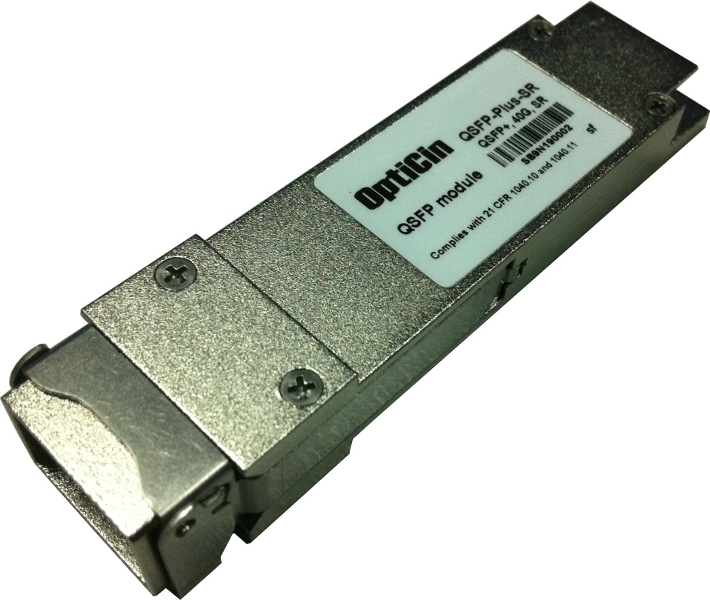 Модуль QSFP+ Opticin QSFP-Plus-SR 40G, SR4, 100m/150m, MPO Optiset