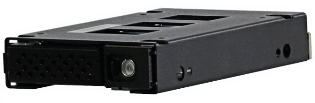 Корзина Procase O2-121-NVME-BK для 1 жесткого диска NVME U.3/U.2 (7-15mm) с замком, для встраивания в оборудование