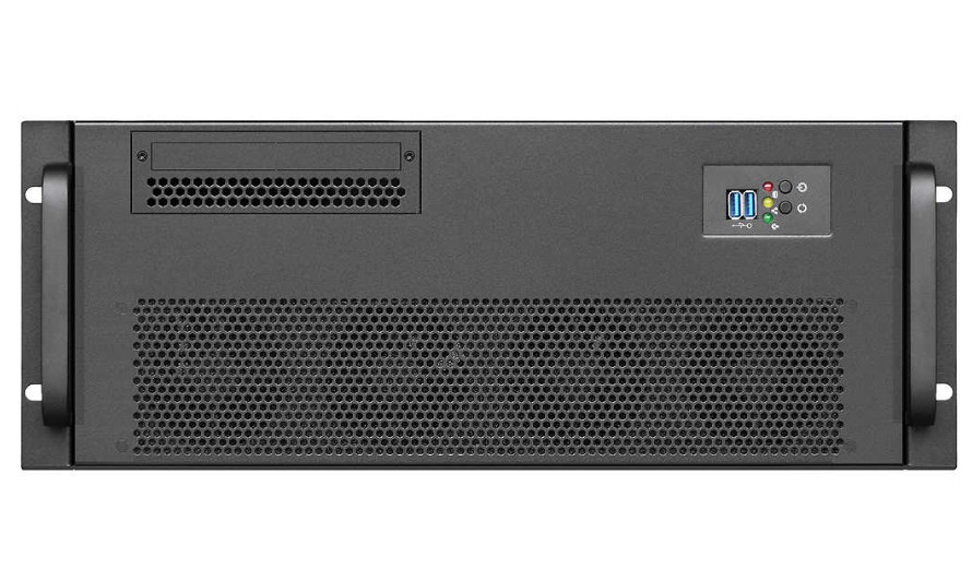 Корпус серверный 4U Procase UM440-B-0 черный, без БП, rear/front-access GPU, глубина 400мм, MB 12"x13"