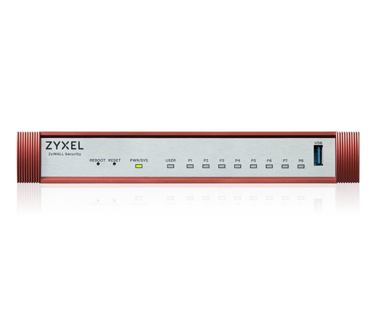Межсетевой экран ZYXEL USG FLEX 100HP 1xRJ-45: 1G PoE+ (LAN/WAN), 7xRJ-45: 1G (LAN/WAN), 1xUSB3.0 USGFLEX100HP-EUCI01F