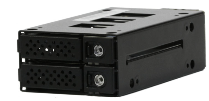 Корзина Procase M2-102-NVME-BK 2 NVMe HDD, черный, с замком, hotswap mobie rack module for 2,5" HDD