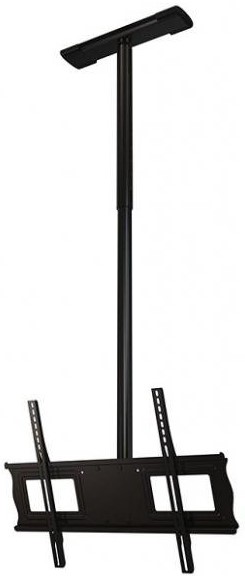 Крепление потолочное Wize CU6560A для дисплеев 37-75", Max VESA 600x400, наклон -3°/+10°, поворот 360°, длина штанги 91-150 см, до 50 кг, черн.