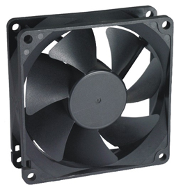 Вентилятор для корпуса Procase FD128025HS-N(1W7) 80х25мм Y.S.Tech (TW), PWM 4pin, 3200 rpm, 0.2A, 40.4CFM, 3.9mm-H2O, 35.5dB