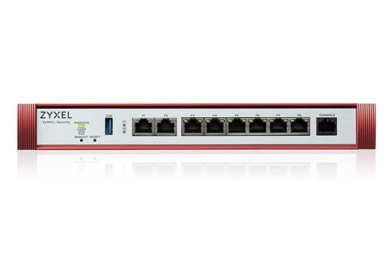 Межсетевой экран ZYXEL USG FLEX 200HP Rack, 1xRJ-45: 1/2.5G (LAN/WAN), 1xRJ-45: 1/2.5G PoE+ (LAN/WAN), 6xRJ-45: 1G (LAN/WAN), 1xUSB3.0 USGFLEX200HP-EUCI01F
