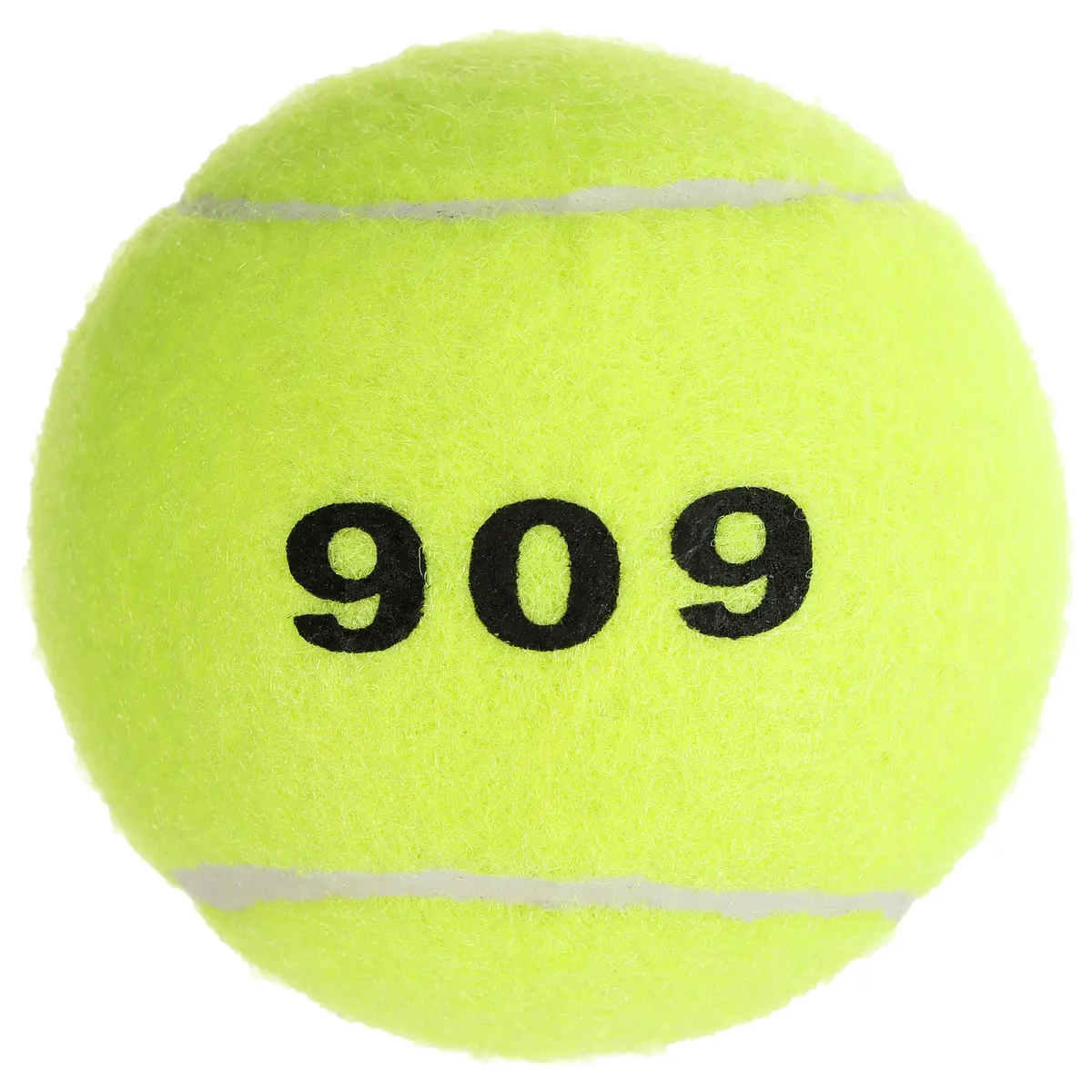 Мяч для большого тенниса ONLYTOP №909 тренировочный жёлтый тренировочный №909 жёлтый