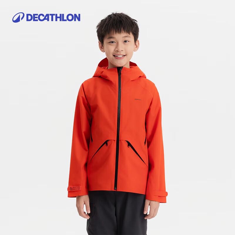 Водонепроницаемая детская куртка для улицы MH900 от Decathlon 155 красный JDST SELECTION