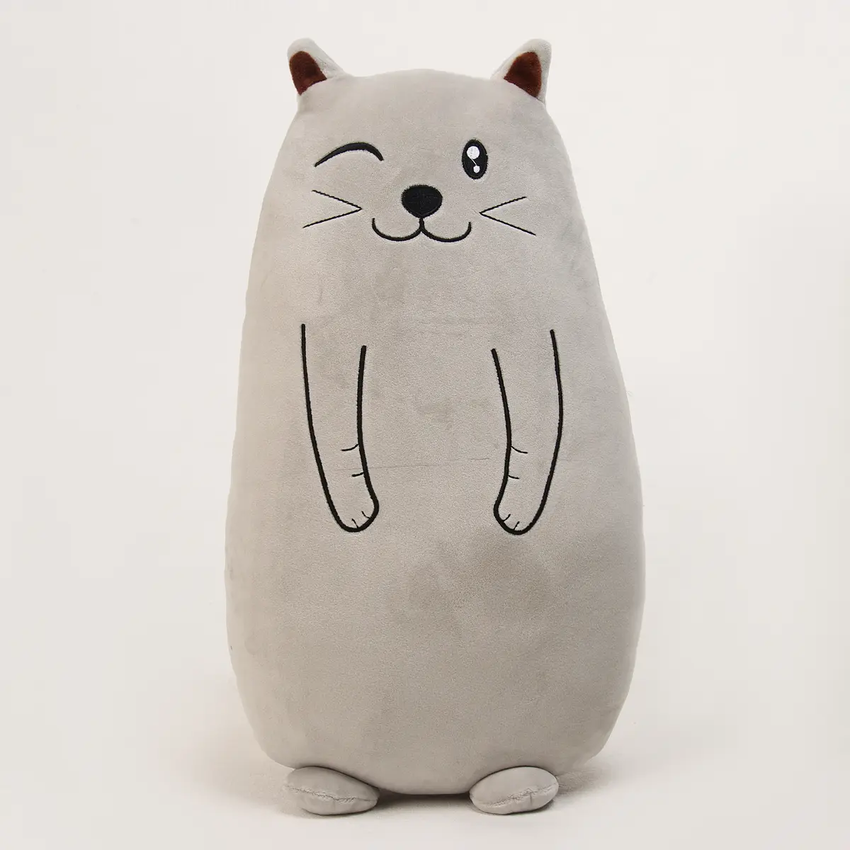 Мягкая игрушка Кот 50 см серая GroupPrice