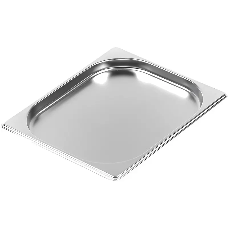 Гастроемкость из нержавеющей стали GN 1/2 32.5×26.5×2 см серебристая GroupPrice нержавеющая сталь GN 1/2 32.5×26.5×2 см серебристая